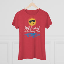 Load image into Gallery viewer, Wildwood Is Our Happy Place Women&#39;s Triblend Tee
