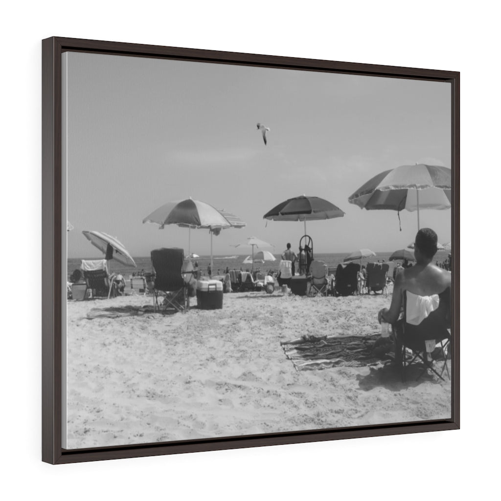 Black and White Photography Wall Art Print Wildwood Crest  Beach