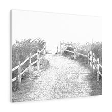 Load image into Gallery viewer, Art Sketch Wall Art Print Beach Path Cape May NJ New Jersey
