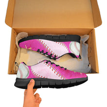 Load image into Gallery viewer, Baseball Sneakers Rose &amp; Pink
