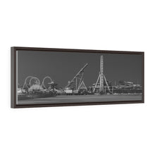 Load image into Gallery viewer, Black and White Photography Wall Art Print Panoramic WIldwood NJ
