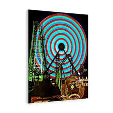 Load image into Gallery viewer, Wildwood Jersey Shore Oil Painting Wall Art Print Morey&#39;s Piers
