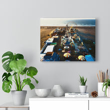 Load image into Gallery viewer, Watercolor Painting Wall Art Print Wildwood New Jersey shore Beach
