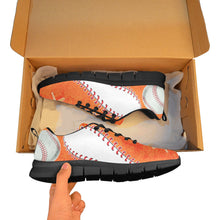 Load image into Gallery viewer, New York Sneakers Orange &amp; White
