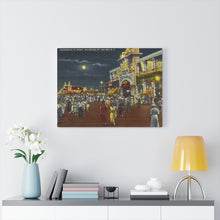Load image into Gallery viewer, Vintage Wildwood Boardwalk Night Home Decor Wall Art Print Canvas

