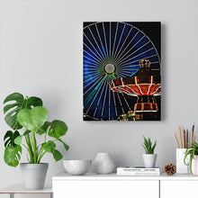 Load image into Gallery viewer, Oil Painting Wall Art Print WIldwood NJ Ferris wheel
