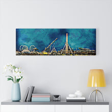 Load image into Gallery viewer, Oil Painting Wall Art Print Panoramic Wildwood New Jersey boardwalk
