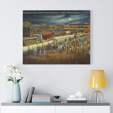 Load image into Gallery viewer, Night At Wildwood Old Postcard Home Decor Wall Art Print Canvas
