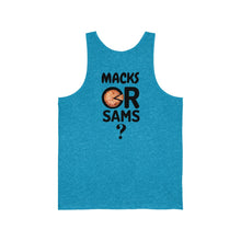 Load image into Gallery viewer, Wildwood NJ Macks or Sams ? Tee Shirt Unisex Jersey Tank
