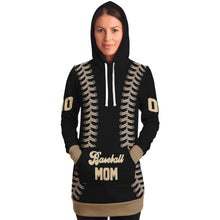 Load image into Gallery viewer, San Francisco Personalized Long Hoodie Black &amp; Brown
