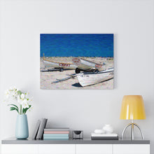 Load image into Gallery viewer, Gouache Digital Art painting Wall Art Print Wildwood Crest life guard boats New Jersey beach
