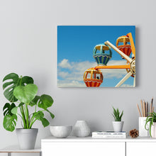 Load image into Gallery viewer, Canvas Print Wildwood Jersey shore Beach Hot Air Baloon
