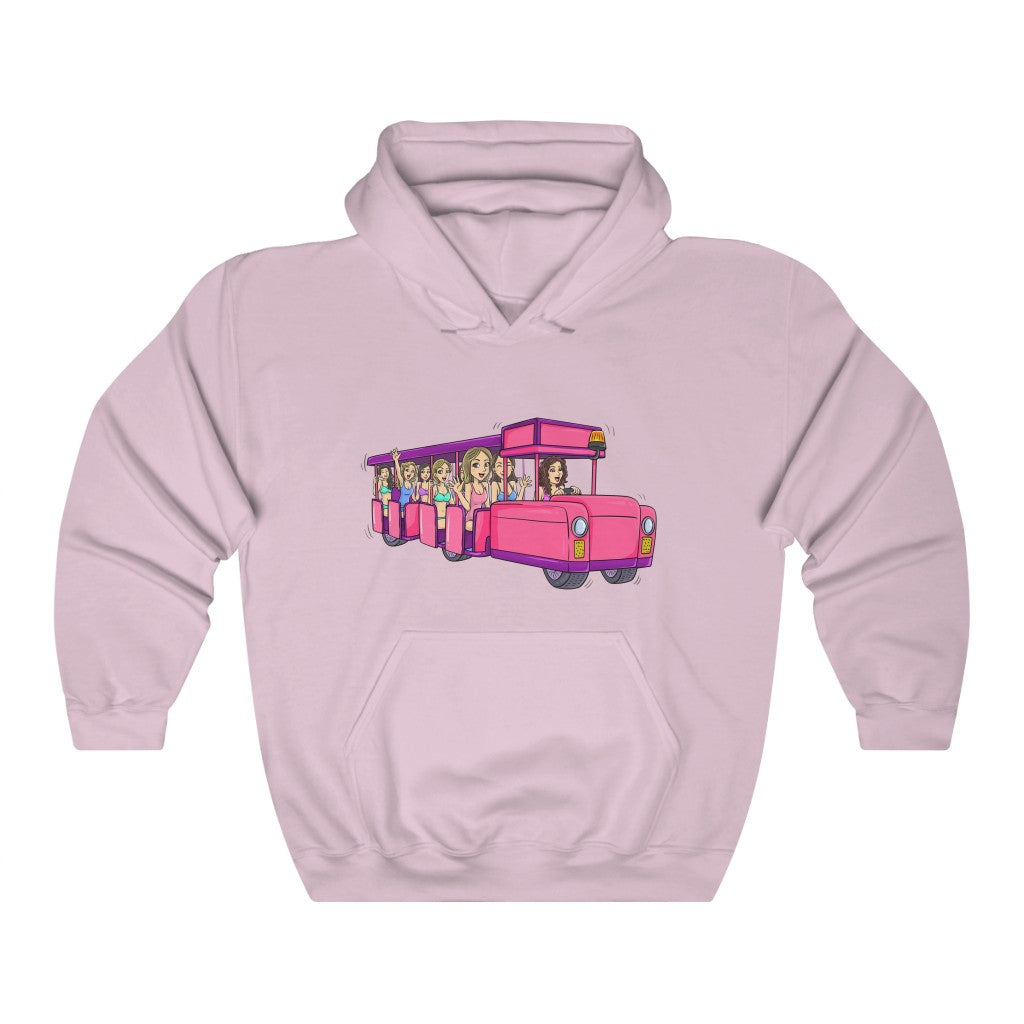 Pink Tramcar Unisex Heavy Blend Hooded Sweatshirt