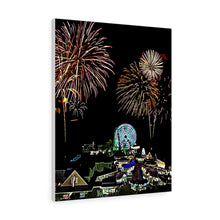 Load image into Gallery viewer, Wildwood New Jersey fireworks Oil Painting Wall Art Print
