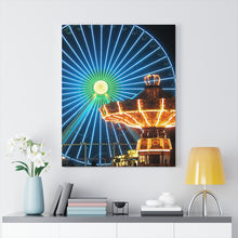 Load image into Gallery viewer, Wildwood Jersey Shore Watercolor Painting Wall Art Print Morey&#39;s Piers
