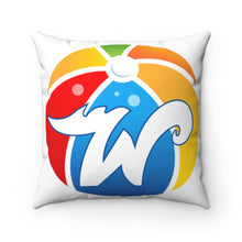 Load image into Gallery viewer, Wildwood Beach Ball W Spun Polyester Square Pillow

