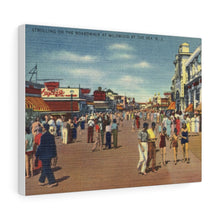 Load image into Gallery viewer, Vintage Wildwood Boardwalk Postcard Beach Home Decor Wall Art Print Canvas

