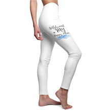 Load image into Gallery viewer, Wildwood = My Happy Place Women&#39;s Cut &amp; Sew Casual Leggings
