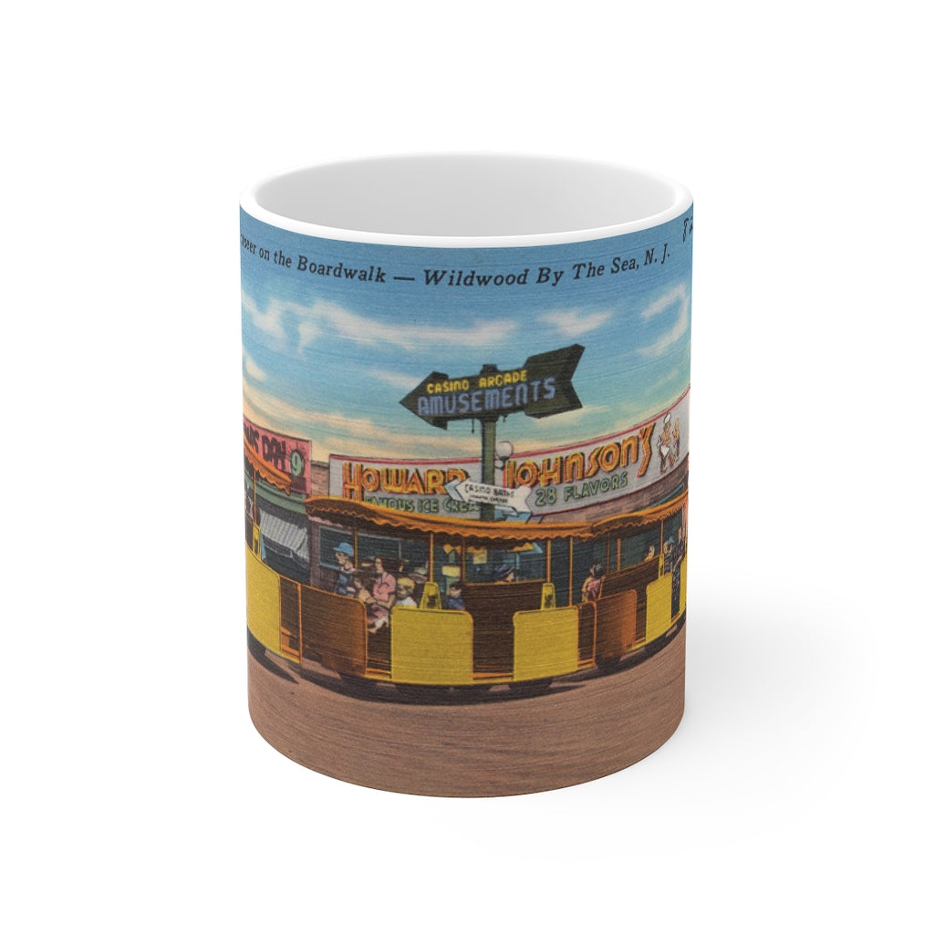 Vintage Wildwood by the Sea Postcard coffee Mug 11oz