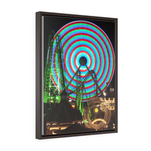 Load image into Gallery viewer, Canvas Print Wildwood Jersey Shore Morey&#39;s Piers Amusement Park  Big Ferris Wheel
