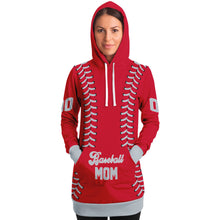 Load image into Gallery viewer, Seattle Personalized Long Hoodie Red
