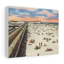 Load image into Gallery viewer, Sunny Day WIldwood Beach Postcard Home Decor Wall Art Print Canvas

