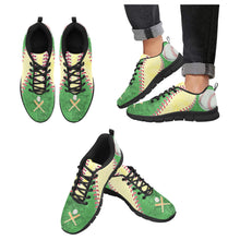 Load image into Gallery viewer, Baseball Sneakers Green and Yellow
