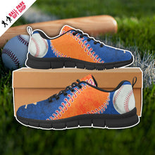 Load image into Gallery viewer, New York Sneakers Blue &amp; Orange
