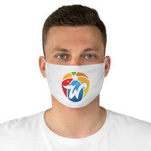 Load image into Gallery viewer, Big Wildwood W inside a beach ball  Fabric Face Mask
