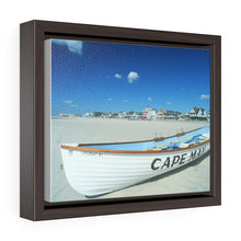 Load image into Gallery viewer, Canvas Print Life Boat On Cape May NJ Beach New Jersey Shore
