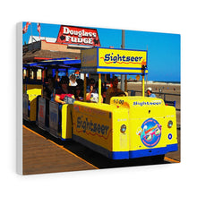 Load image into Gallery viewer, Watercolor Painting Wall Art Print Wildwood NJ Tramcar Douglas
