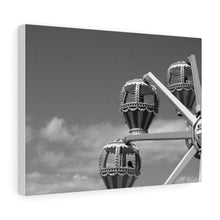 Load image into Gallery viewer, Black and White Photography Wall Art Print Wildwood Beach Sky
