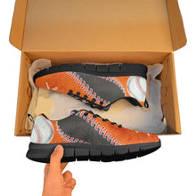 Load image into Gallery viewer, Baltimore Sneakers Black &amp; Orange

