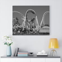 Load image into Gallery viewer, Black and White Photography Wall Art Print Wildwood  NJ Boardwak
