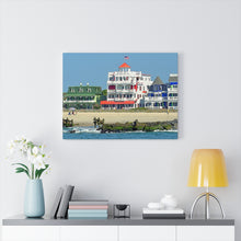 Load image into Gallery viewer, Watercolor Painting Wall Art Print Cape May Beach
