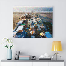 Load image into Gallery viewer, Gouache Digital Art painting Wall Art Print Wildwood New Jersey shore beach sky view
