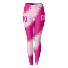 Load image into Gallery viewer, Personalized Leggings Rose &amp; Pink
