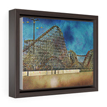 Load image into Gallery viewer, Wildwood Wooden Roller Coaster Oil Painting Wall Art Print Amusement Park
