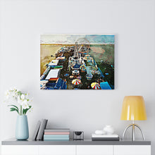 Load image into Gallery viewer, Oil Painting Wall Art Print Wildwood New Jersey Shore Beach
