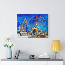 Load image into Gallery viewer, Oil Painting Wall Art Print Sunset Wildwood New Jersey
