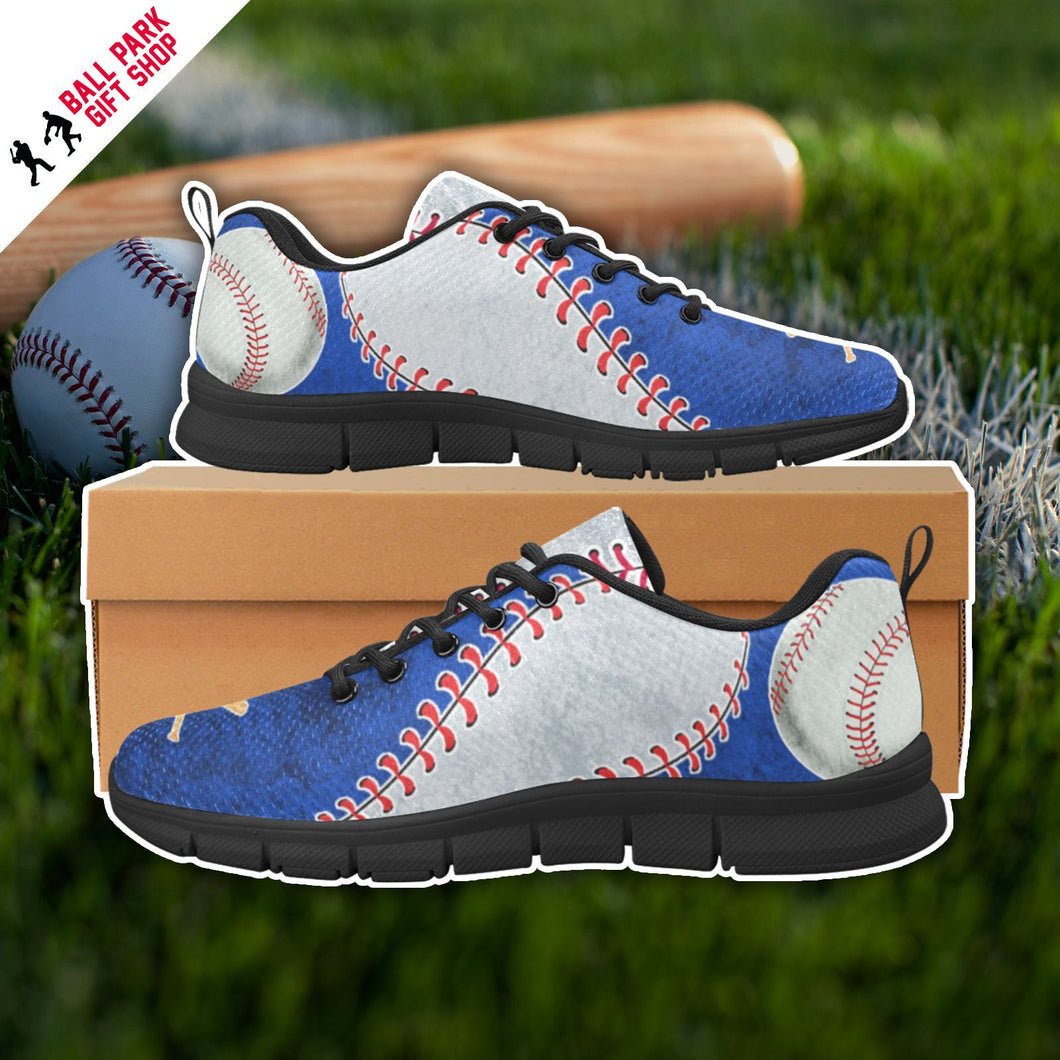 Chicago Baseball Sneakers Blue and Gray