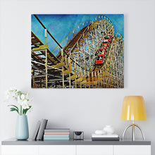 Load image into Gallery viewer, Wildwood Jersey Roller Coaster Oil Painting Wall Art Print
