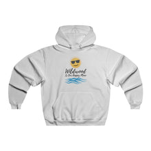 Load image into Gallery viewer, Wildwood is our Happy Place Men&#39;s NUBLEND® Hooded Sweatshirt
