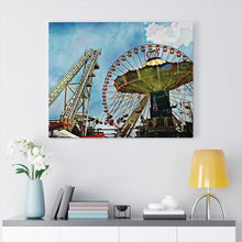 Load image into Gallery viewer, Oil Painting Wall Art Print Carnival Game Wildwood Boardwalk
