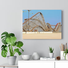 Load image into Gallery viewer, Wildwood Wooden Roller Coaster Watercolor Painting Wall Art Print
