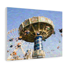 Load image into Gallery viewer, Gouache Digital Art painting Wildwood New Jersey Amusement Park Wall Art Print
