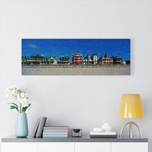 Load image into Gallery viewer, Gouache Digital Art painting Cape May NJ Beach Wall Art Print Panoramic

