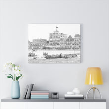 Load image into Gallery viewer, Art Sketch Wall Art Print Cape May Beach Shoreline
