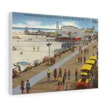 Load image into Gallery viewer, Wildwood Boardwalk Tramcar Home Decor Wall Art Print Canvas
