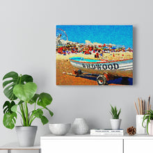 Load image into Gallery viewer, Oil Painting Wall Art Print Wildwood Crest Beach
